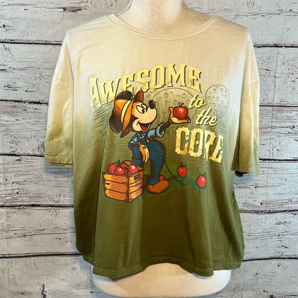 DISNEY Food & Wine Festival 2021 Cropped T-Shirt "Awesome to the Core"-XL - Picture 1 of 2